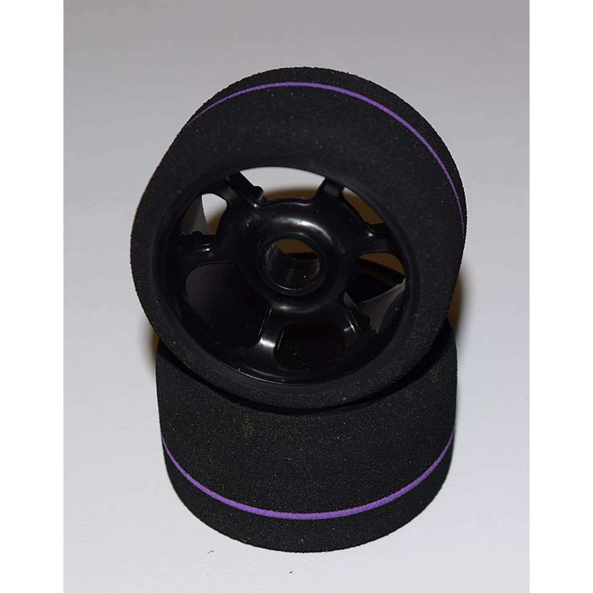 BSR F1233S 1/12 Spec Tire, Front Mnt Whl, Team Purple (2)