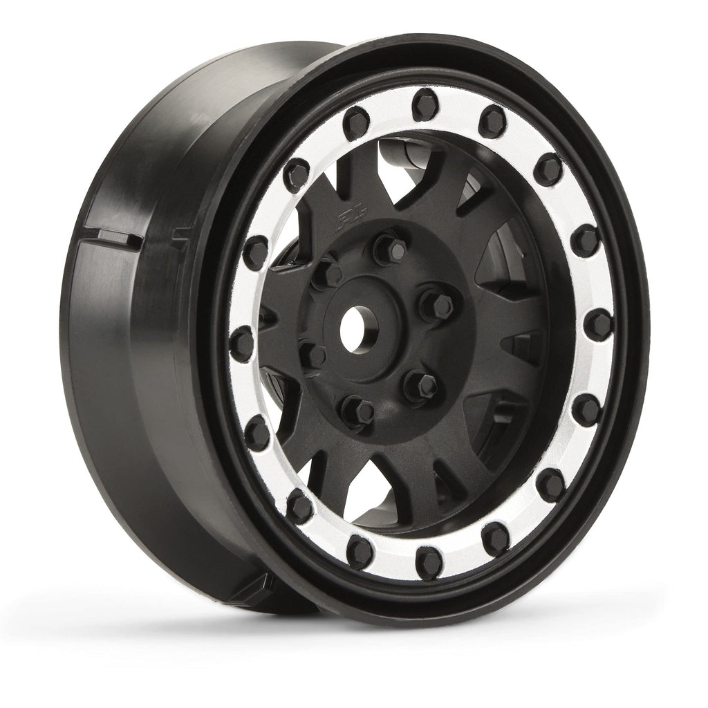 Pro-Line 276913 Impulse 1.9" Black/Silver Wheel Crawlers(2) F/R