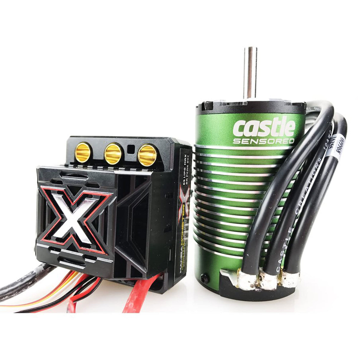 Castle Creations 010-0145-04 1/8 Monster X ESC w/2650Kv Sensored Motor010014504