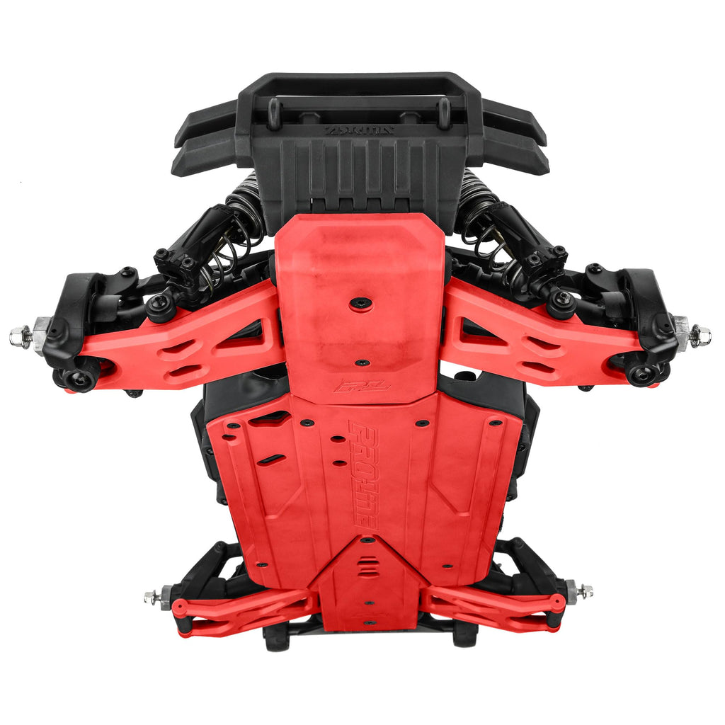Pro-Line 639507 Bash Armor F/R Skid Pes (Red) for ARRMA 3S Vehicles