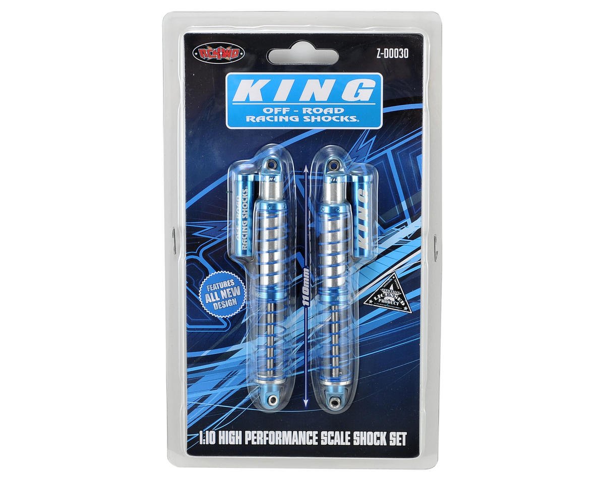 RC4WD Z-D0030 King Off-Road Scale Piggyback Shocks, 110mm