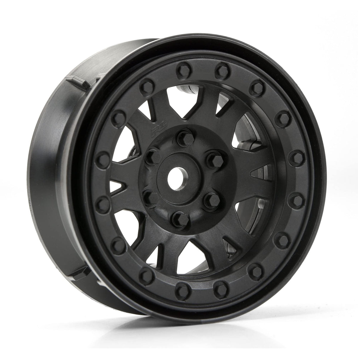 Pro-Line 276903 Front, Rear Impulse 1.9 Blk Plastic BeadLoc Wheels: Crawler