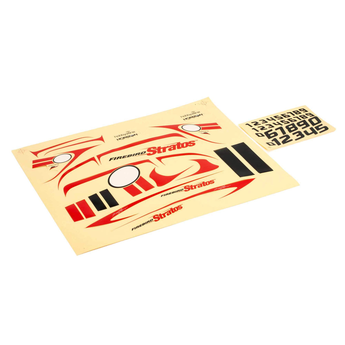 HobbyZone HBZ7710 Decal / Sticker Set: Firebird Stratos