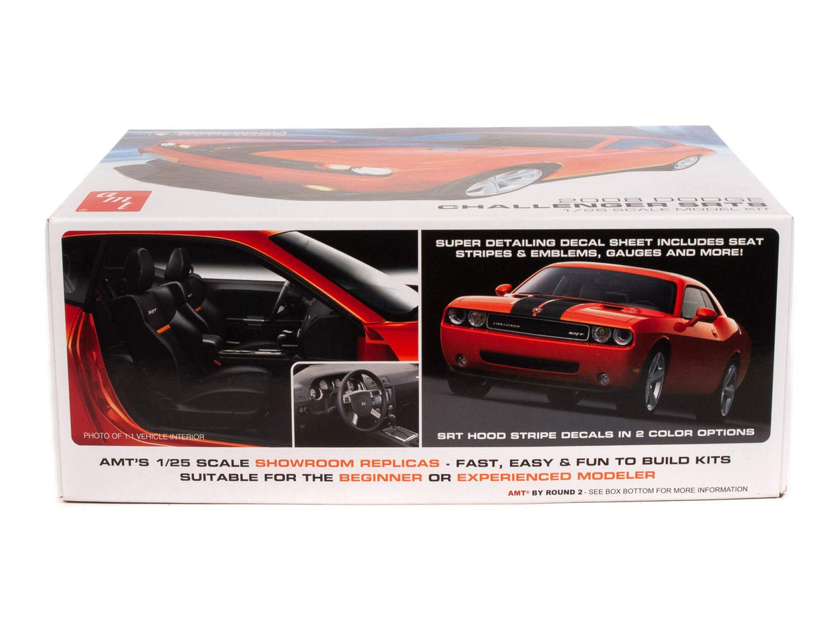 AMT 1075 1/25 2008 Dodge Challenger SRT8 Showroom Replicas Model Kit