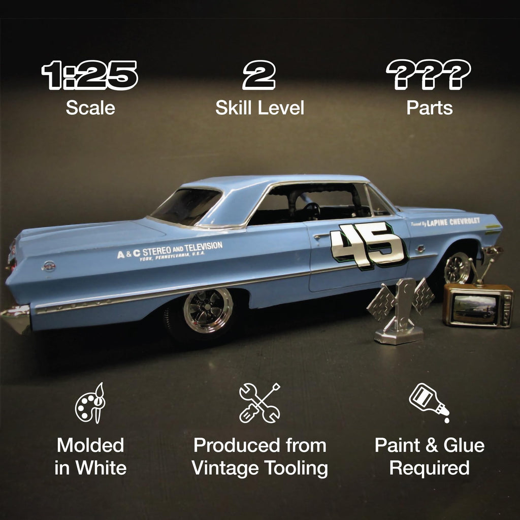 AMT 1149 1/25 1963 Chevy Impala SS 2T Model Kit