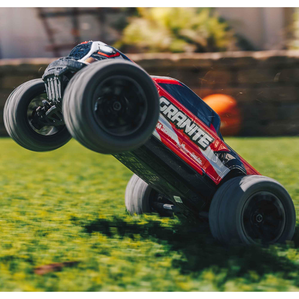 ARRMA ARA2102T2 Granite GROM 4X4 RTR 1/18 Monster Truck Red LiPo New