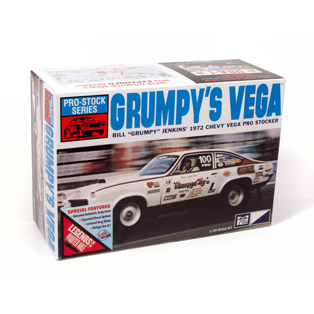 MPC 877 1/25 1972 Chevy Vega Pro Stock Bill Grumpy Jenkins Model Kit New