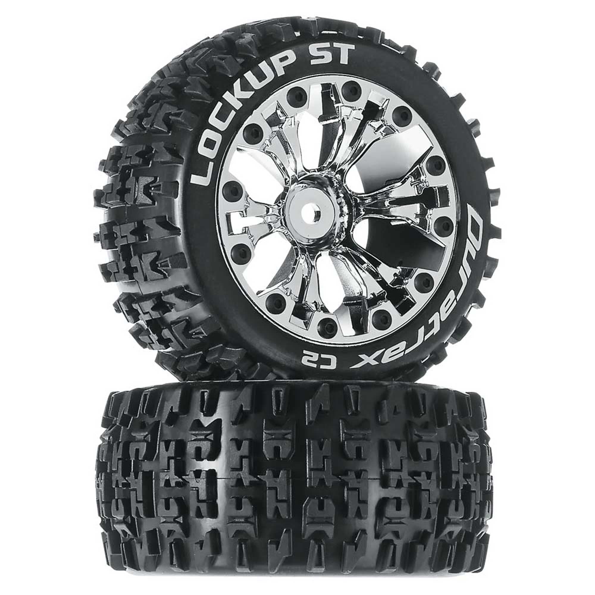 DuraTrax DTXC3567 Lockup ST 2.8 2WD Mounted Rear Chrome (2)
