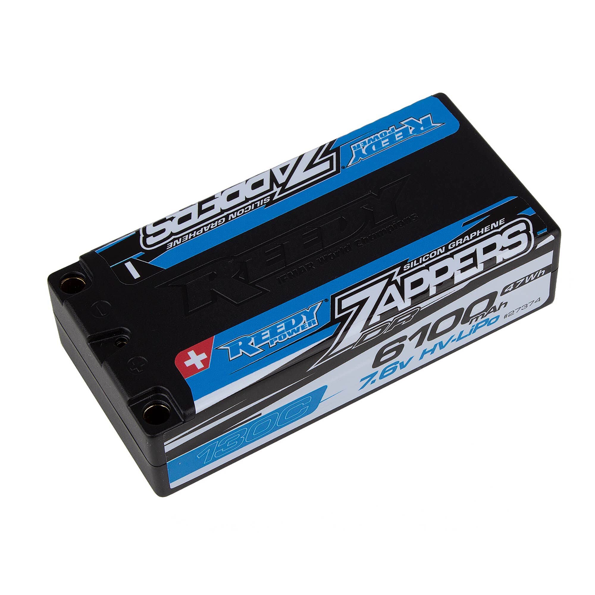 Team Associated 27374 Zappers DR 6100mAh 130C 7.6V Shorty Battery