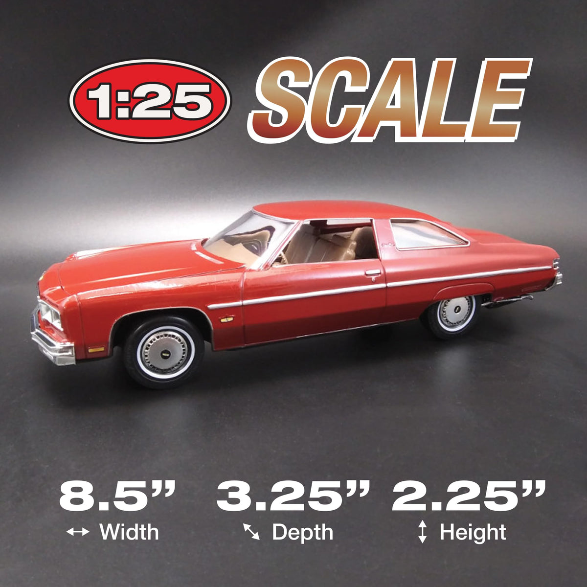 MPC 963M 1976 Chevy Caprice w/Trailer 2T Model Kit