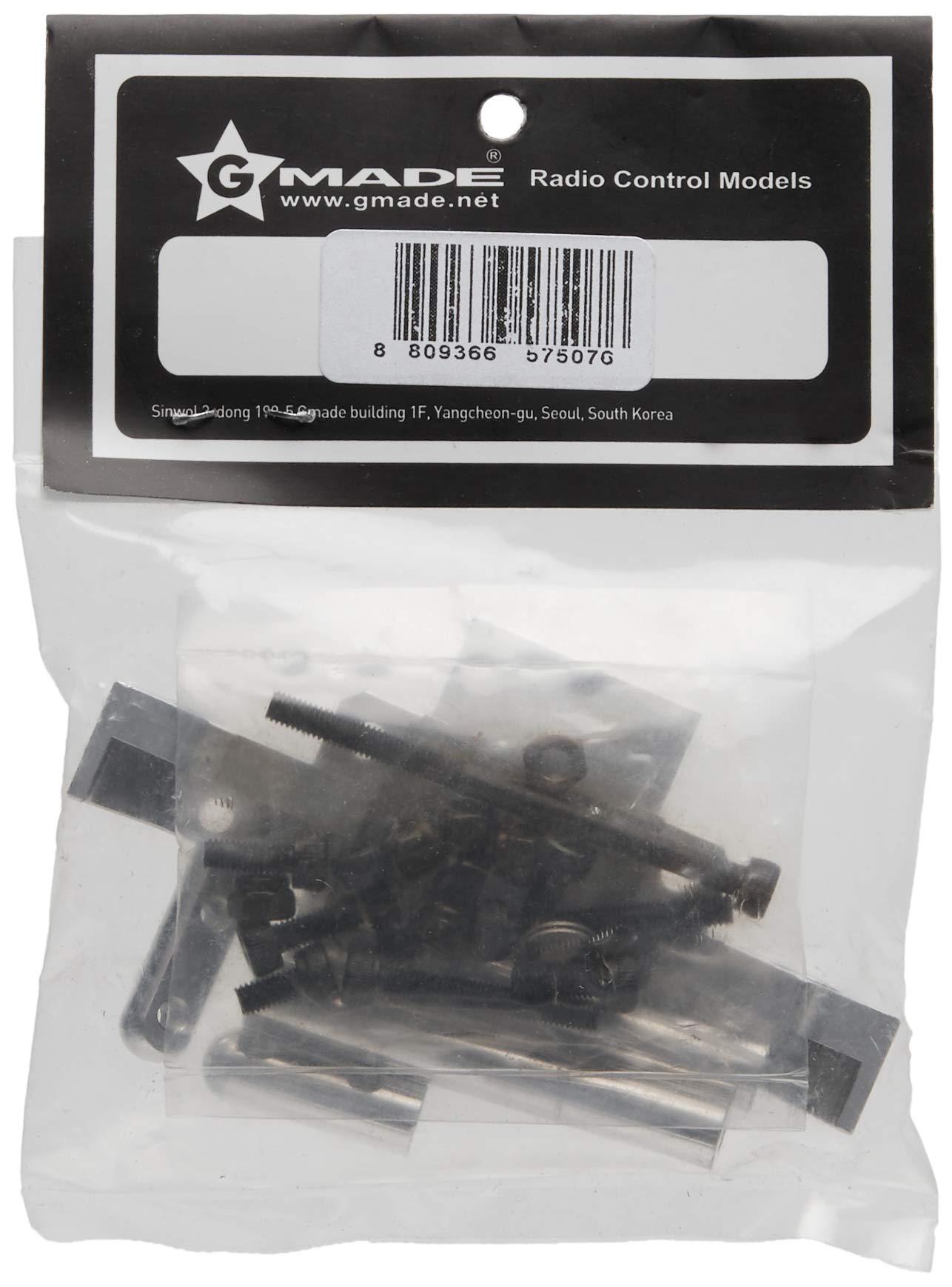 Gmade 30015 GS01 Front Axle Truss Upper Link Mount (Silver)