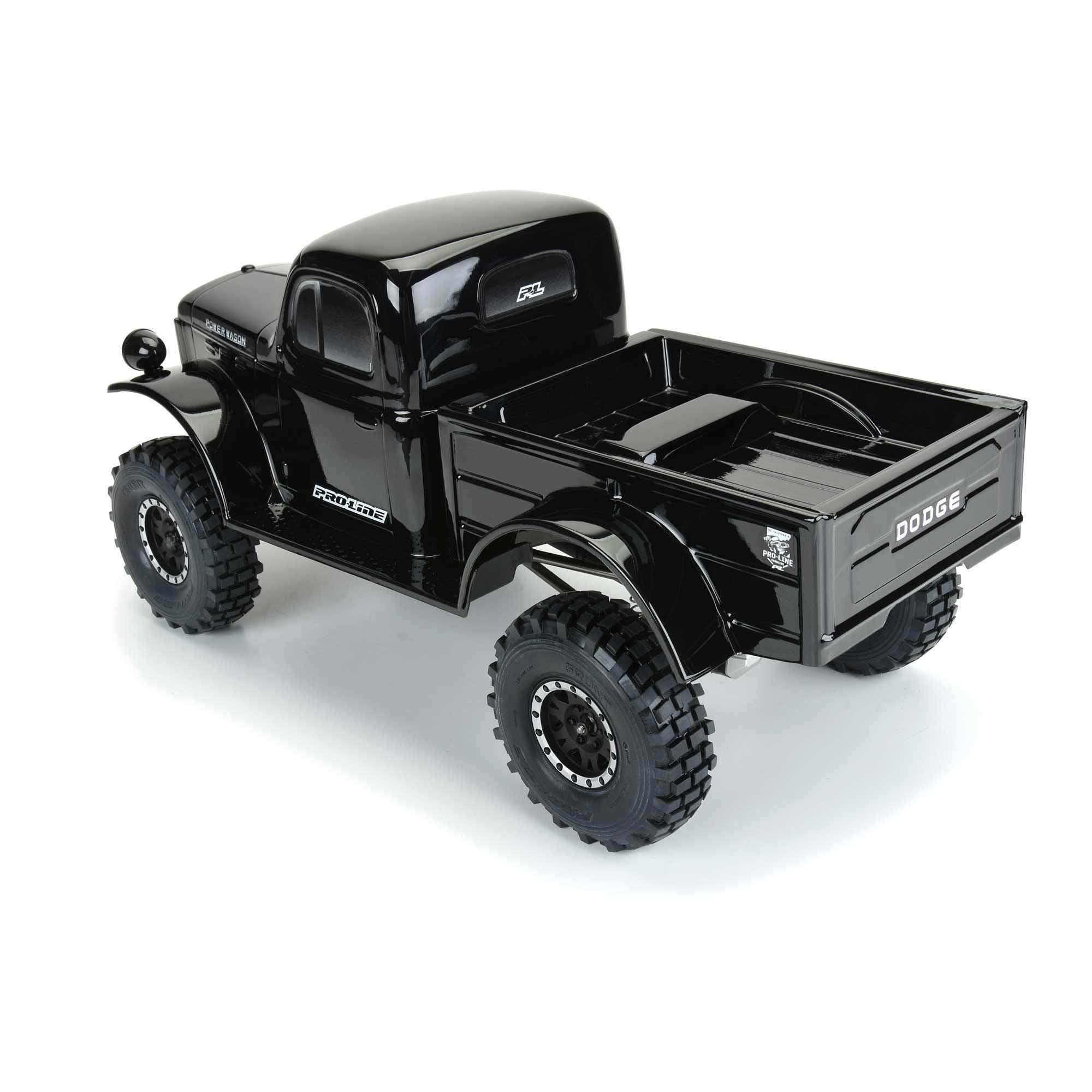 Pro-Line 349918 1946 Dodge Power Wagon (Black) 12.3" WB Crawlers