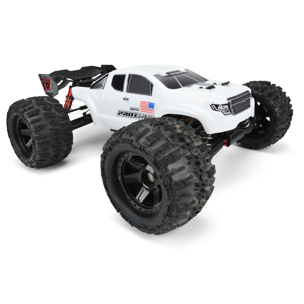 Pro-Line 352115 PreCut Brute Bash Armor Body (White), for ARRMA Kraton