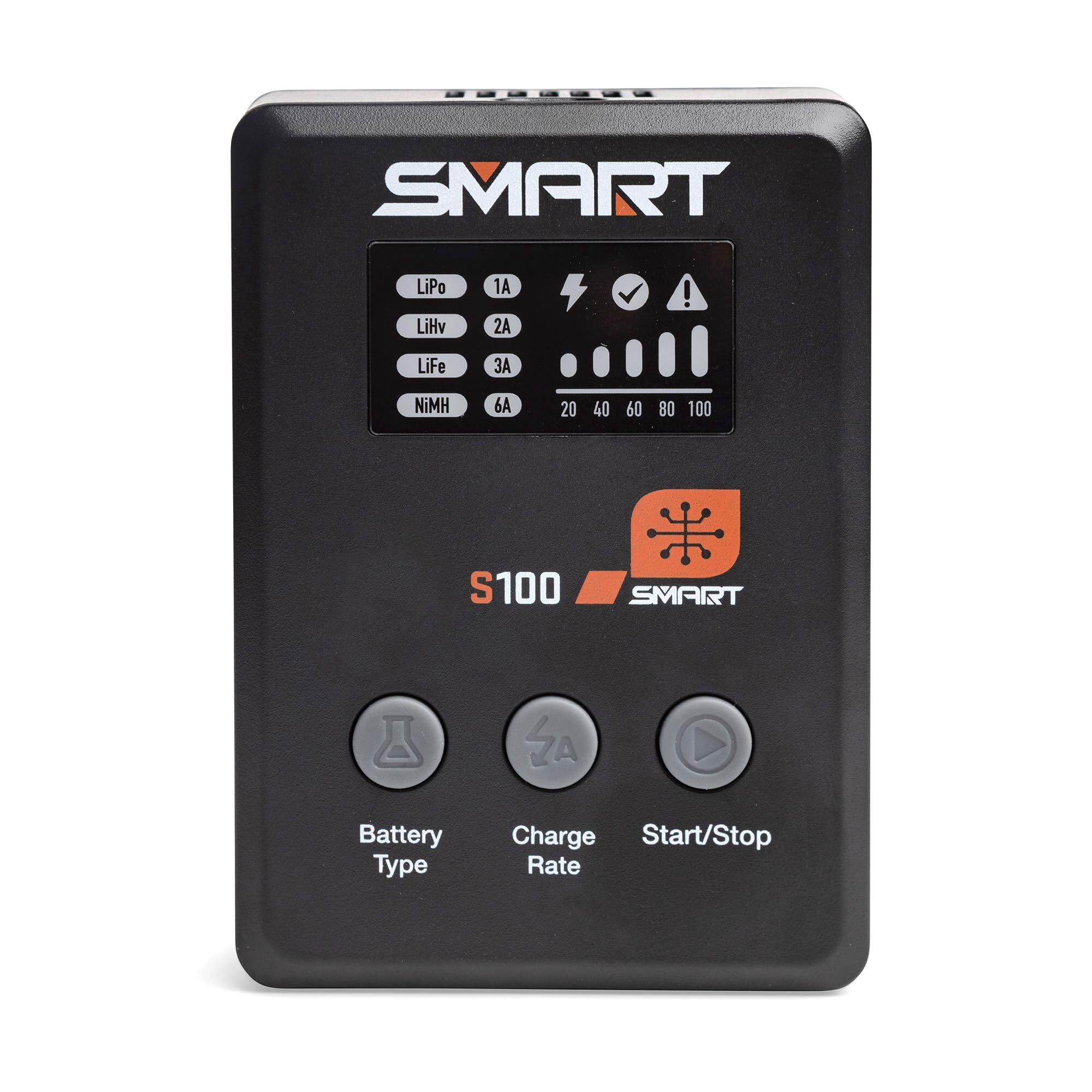 Spektrum X-1031 Smart Powerstage Surface Bundle: 5000mAh 2S 50C LiPo Battery (IC3) / 100W S100 Charger