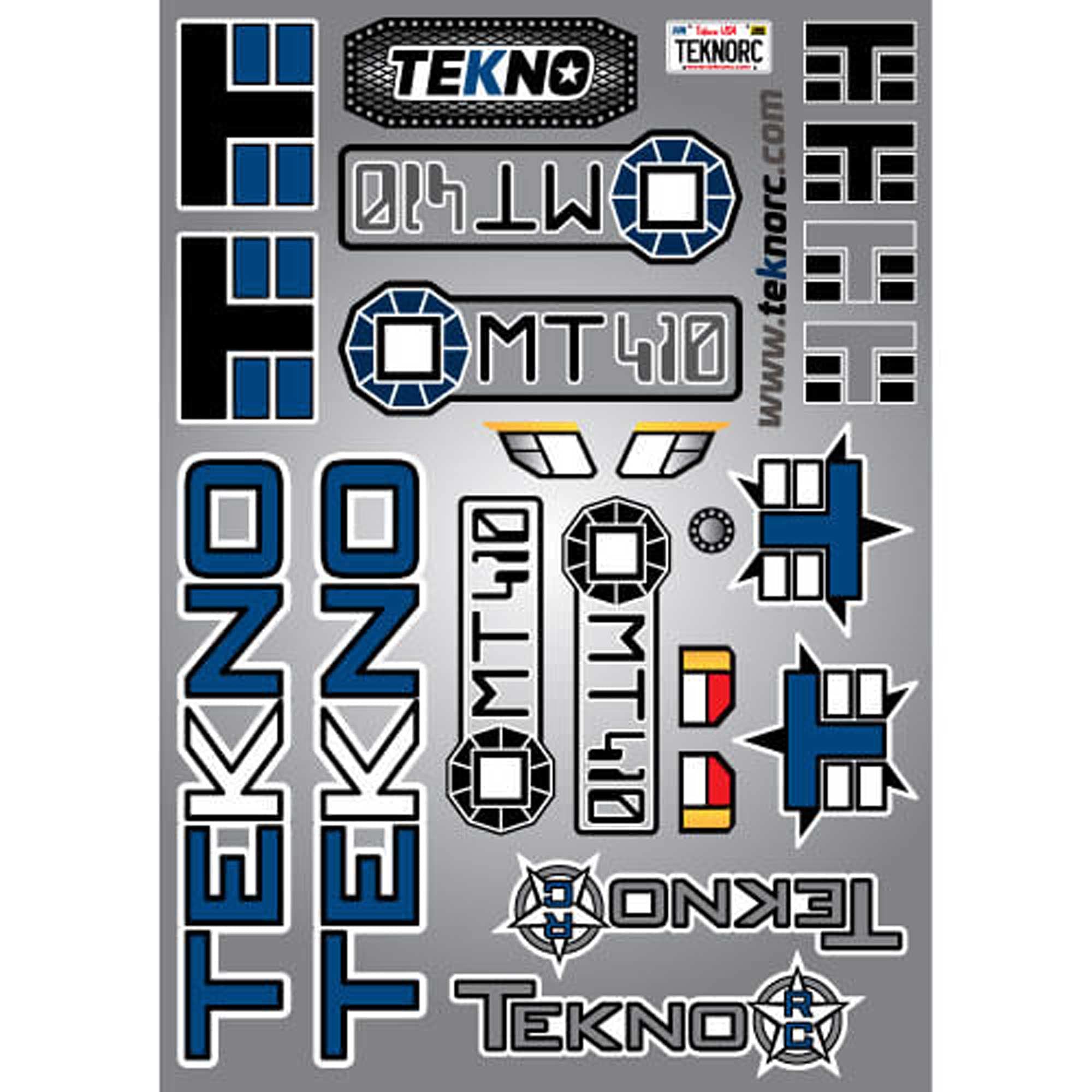 Tekno 5618 MT410 Decal Sheet