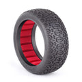 AKA 14017SR 1/8 Buggy Chainlink Soft Tire w/ Red Inserts (2)