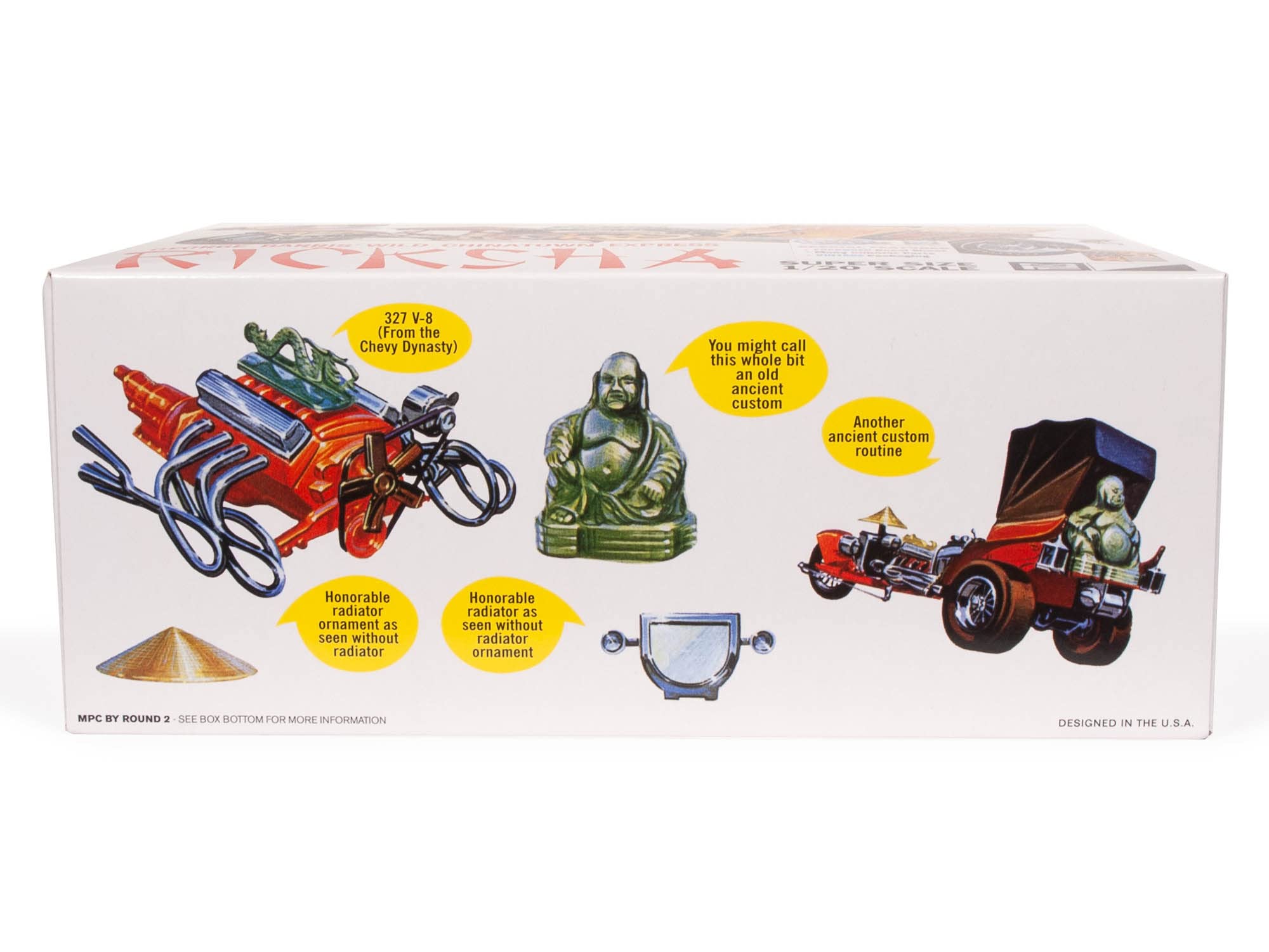 MPC 965 George Barris Ricksha Show Rod Model Kit