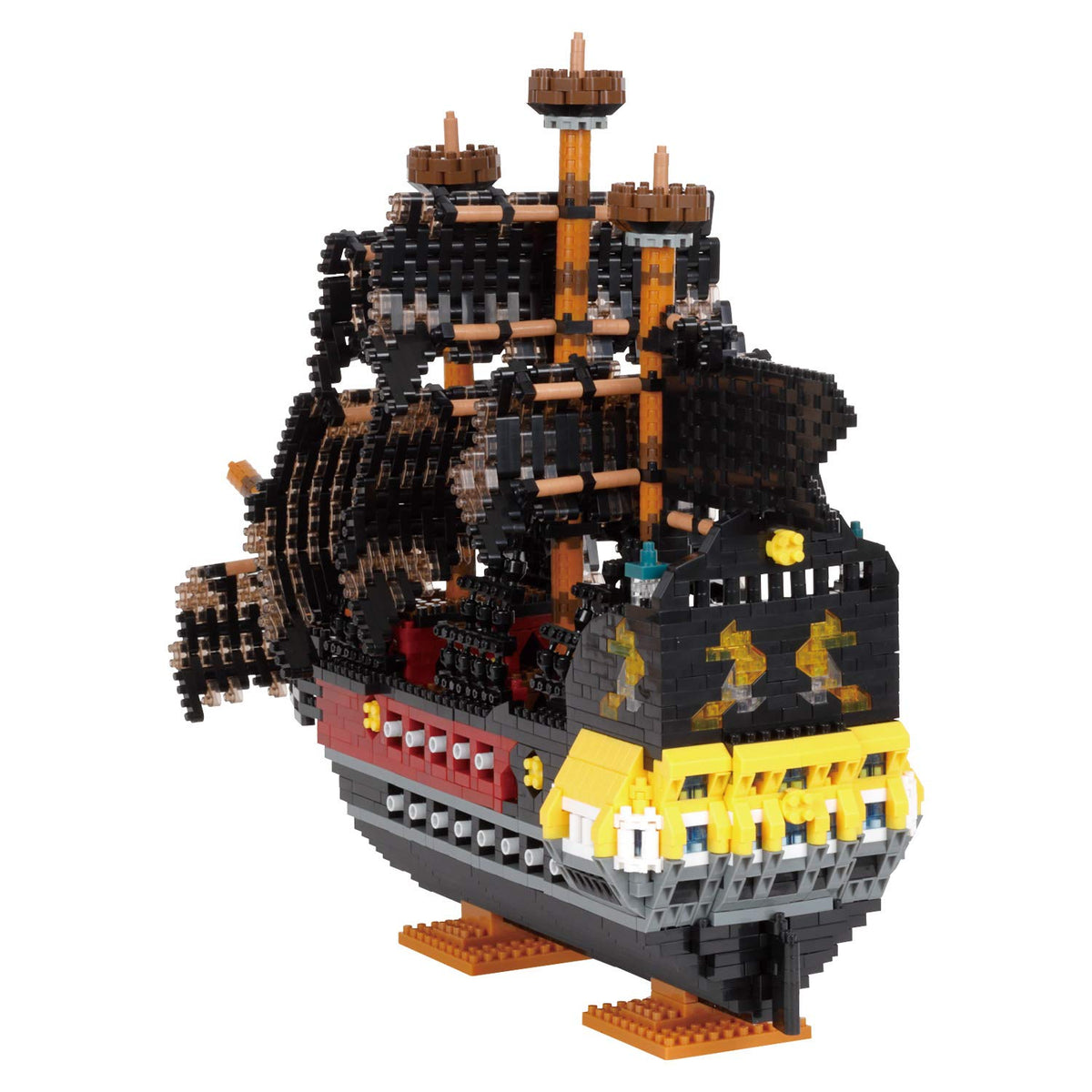 Nanoblock 22004 Pirate Ship DX, "Pirates", Nanoblock Advanced Hobby