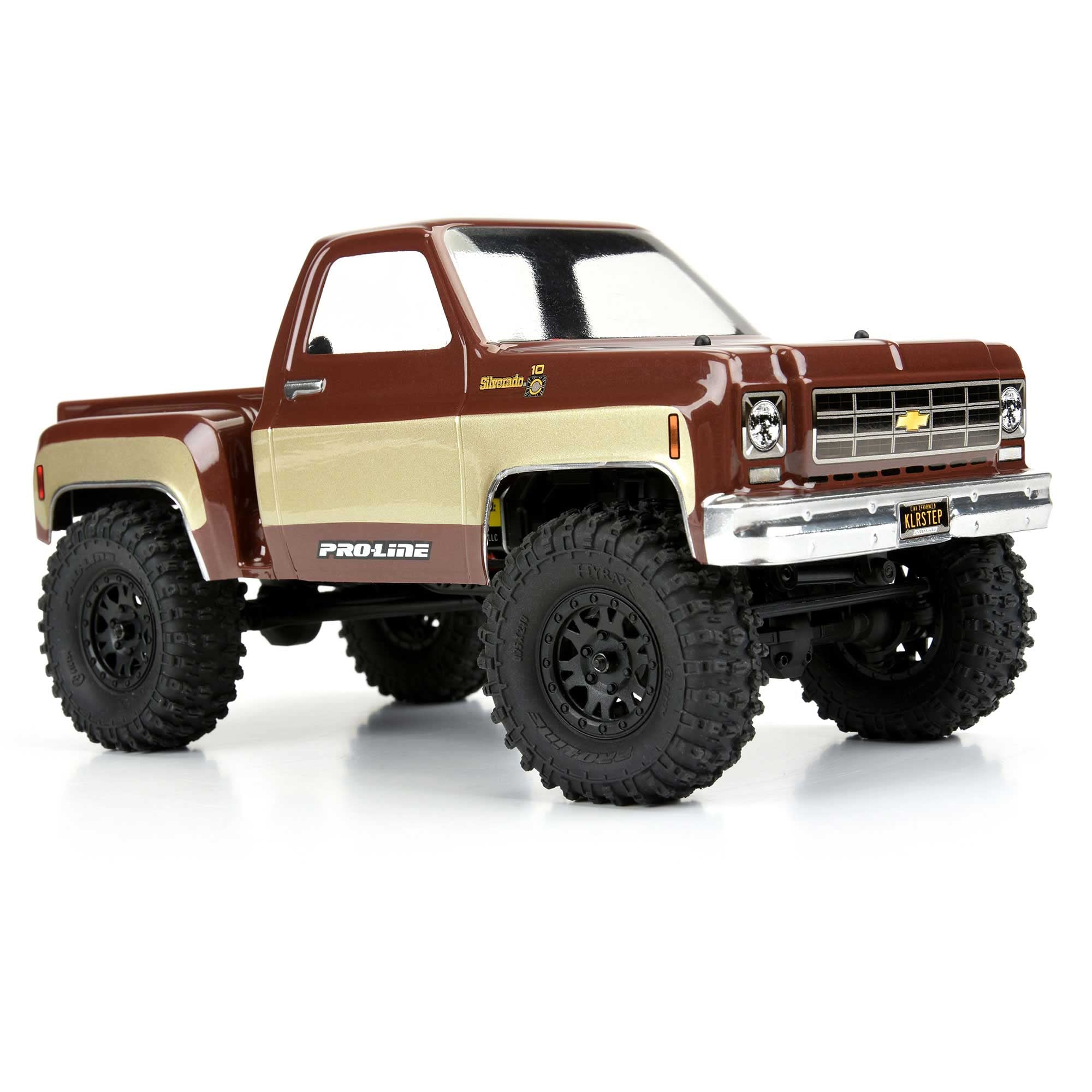 Pro-Line 1019410 1/24 Hyrax F/R 1.0" Tires Mounted 7mm Black Impulse (4)