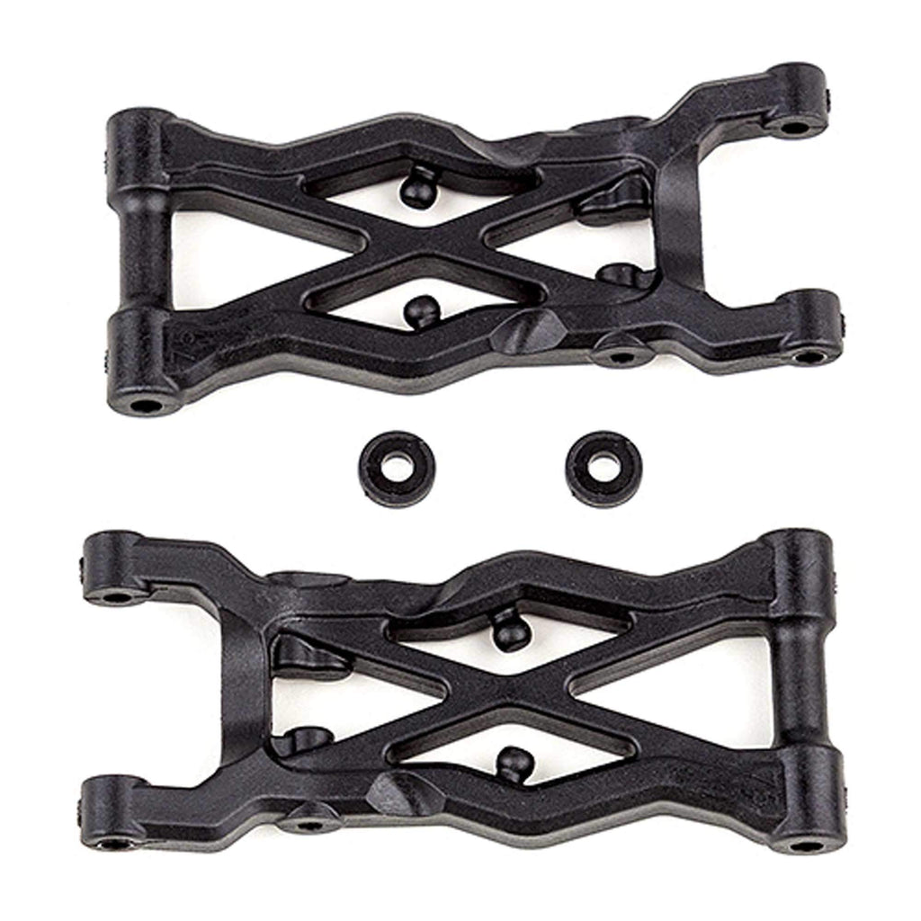 Team Associated 91855 Rear Suspension Arm,Hard,75mm, Black: RC10B6.2