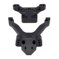 Associated 91972 RC10B6.4 FT Top Plate and Ballstud Mount, carbon