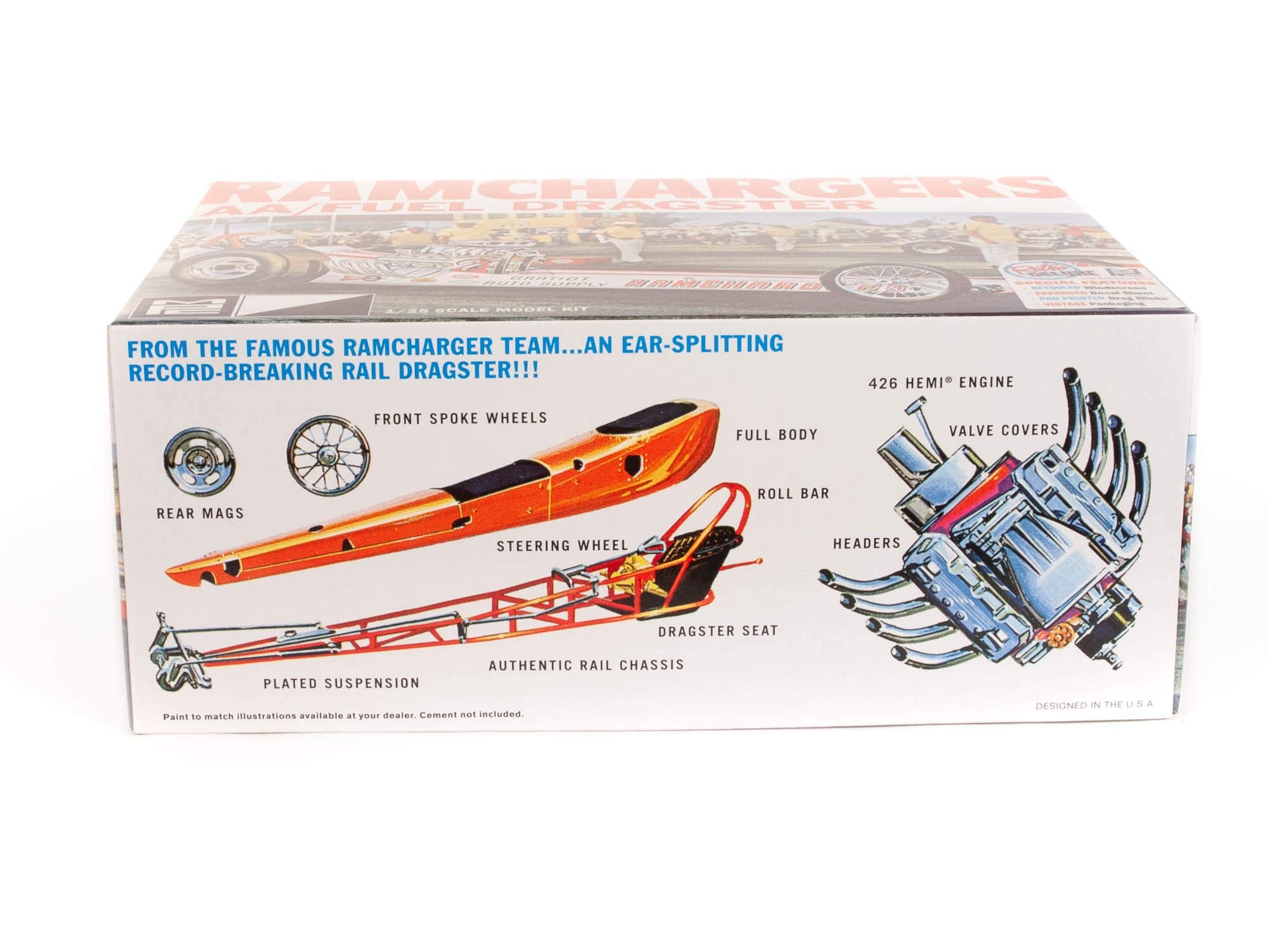 MPC 940 Ramchargers Front Engine Dragster Model Kit
