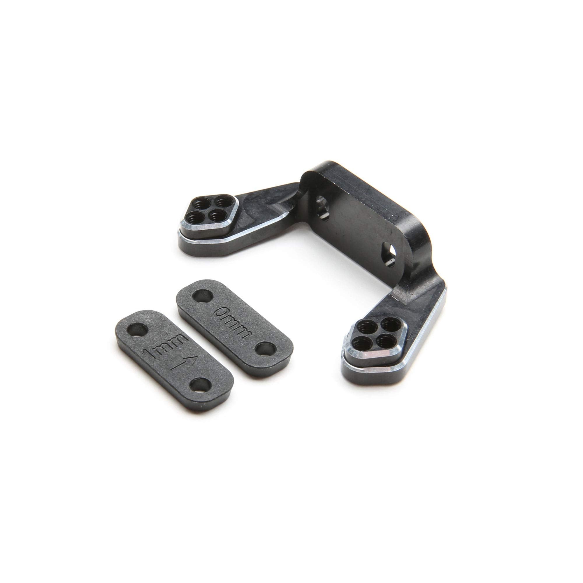 Team Losi Racing TLR334051 Rear Camber Block, Black, w/Inserts: 22 4.0