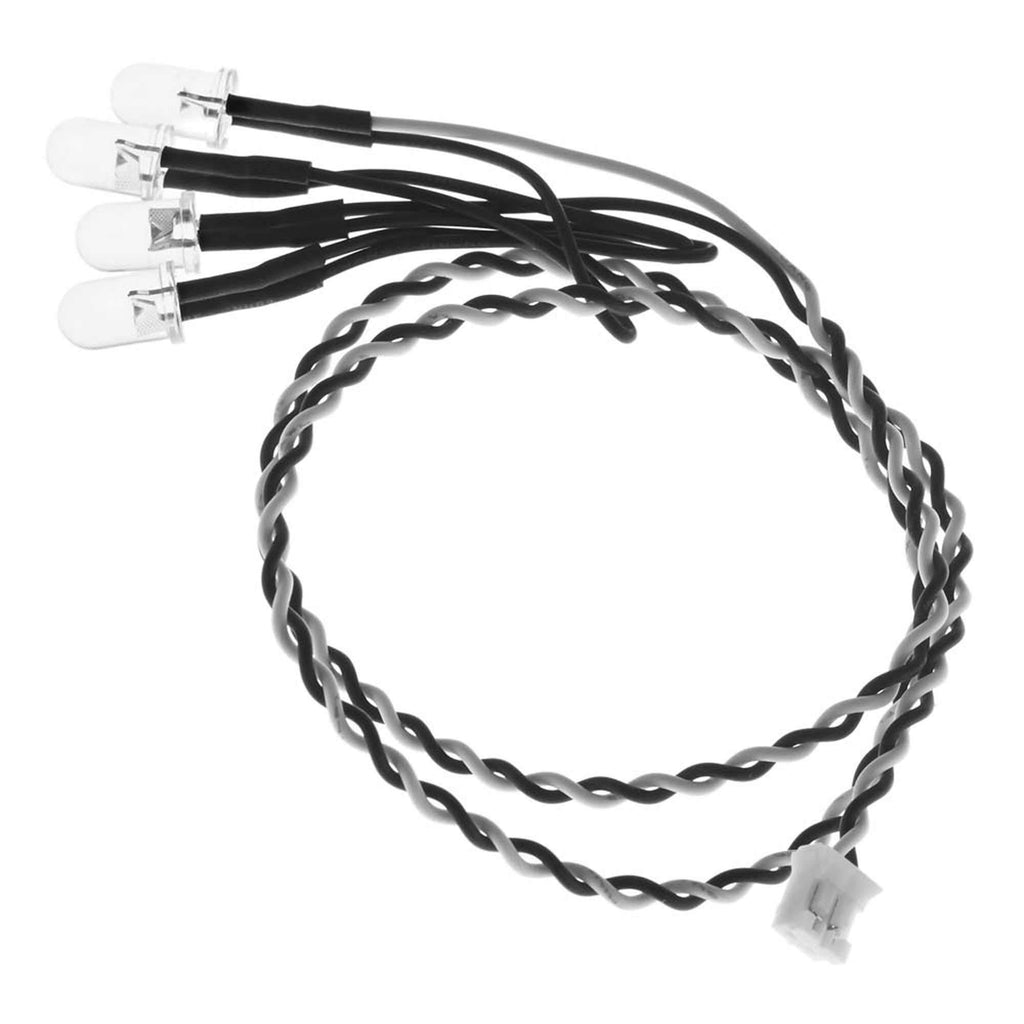 Axial AX24258 White 4-LED Light String: 1/10 Yeti/Wraith/RR10