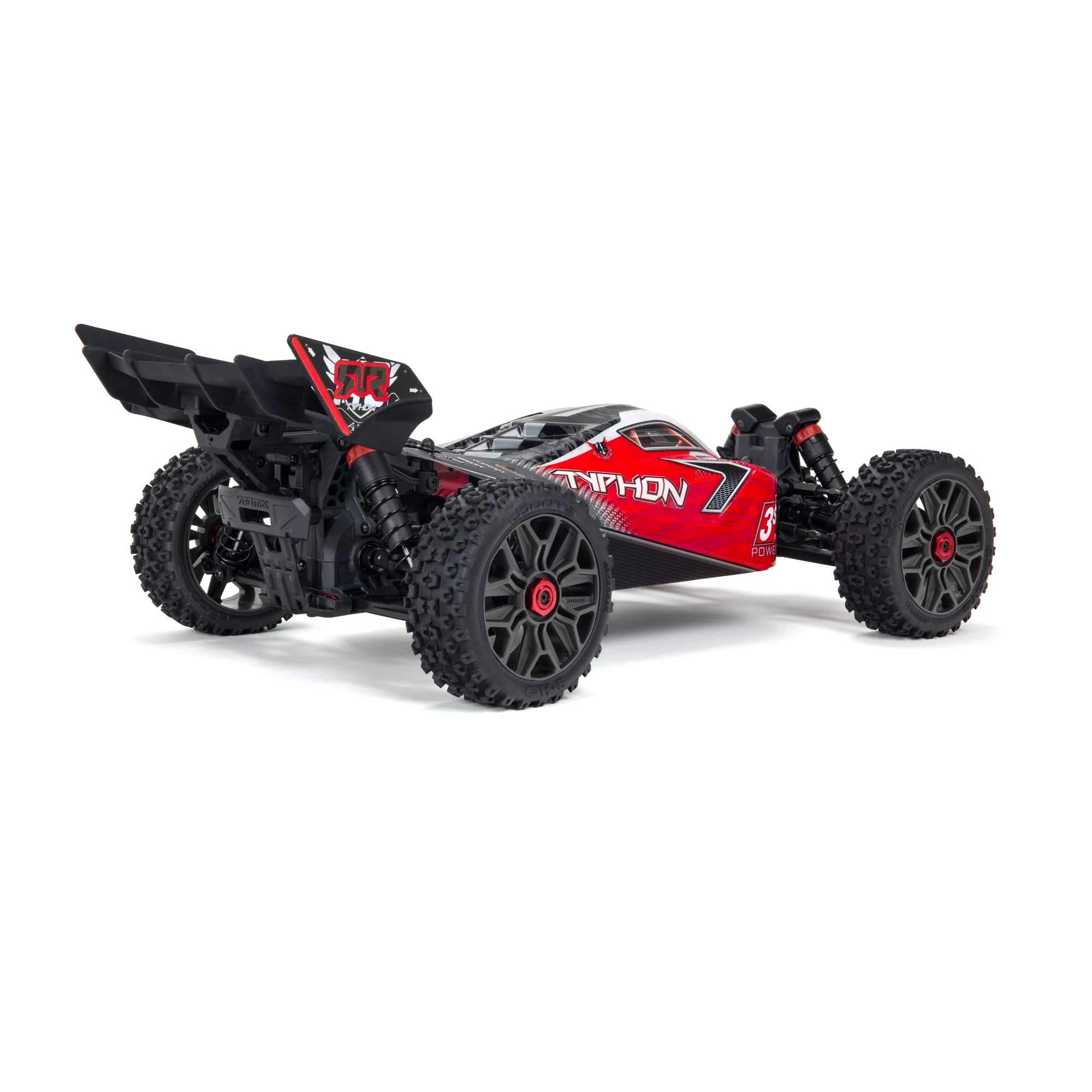 Arrma 4306V3B TYPHON 3S BLX 4wd Buggy Red Exp