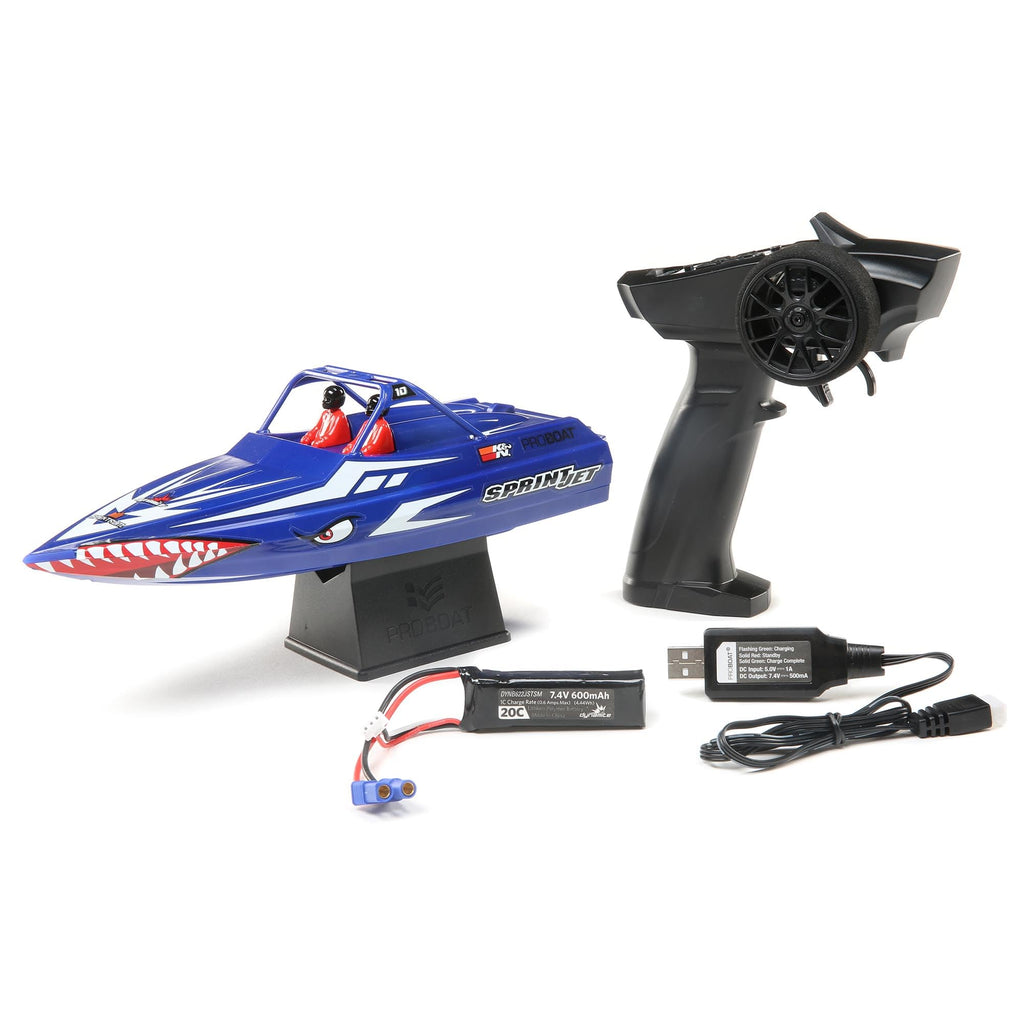 Pro Boat PRB08045T2 Sprintjet 9-inch Self-Right Jet RTR, Blue