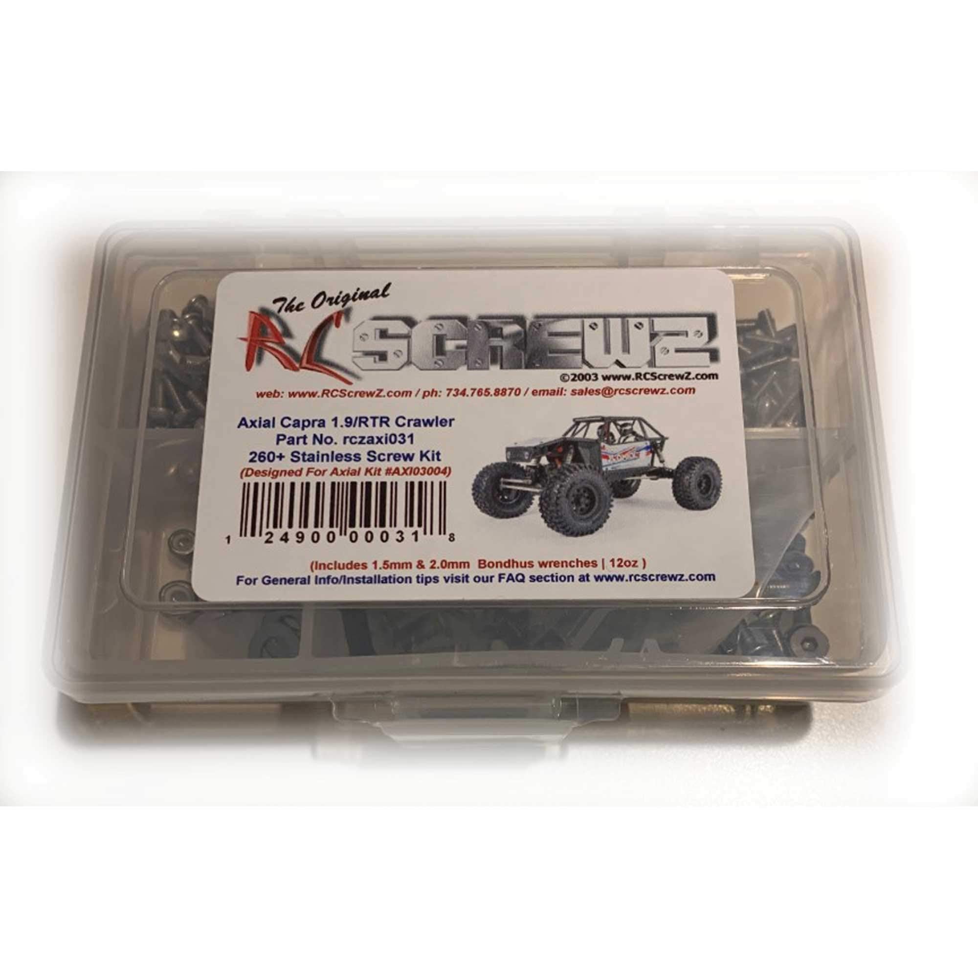 RC Screwz AXI031 SS Screw Kit - Capra 1.9 / RTR