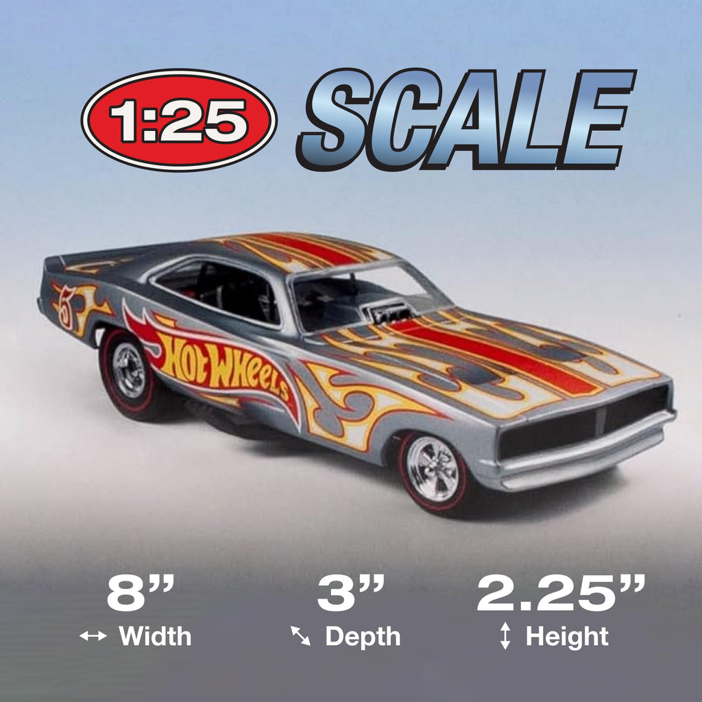 Polar Lights 988 1969 Dodge Charger Funny HW 1:2 Model Kit
