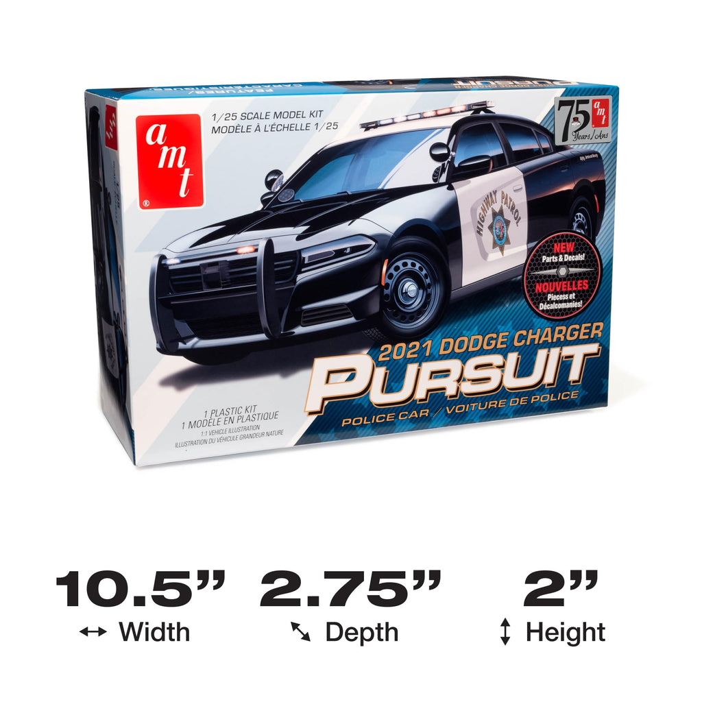 AMT 1324M 2021 Dodge Charger Police Pursuit 1/25