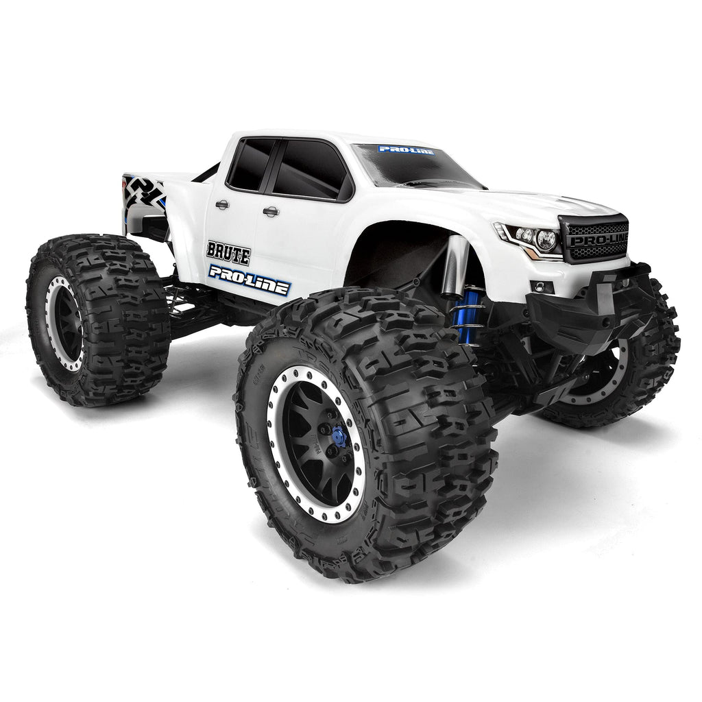 Pro-Line 351317 PreCut Brute Bash Armor Body (White): X-Maxx