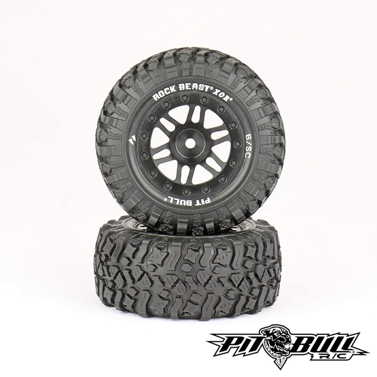 Pit Bull Xtreme PB9004BKW ROCK BEAST SCT 2.2/3.0 BASHER (Med) PreMount (2)