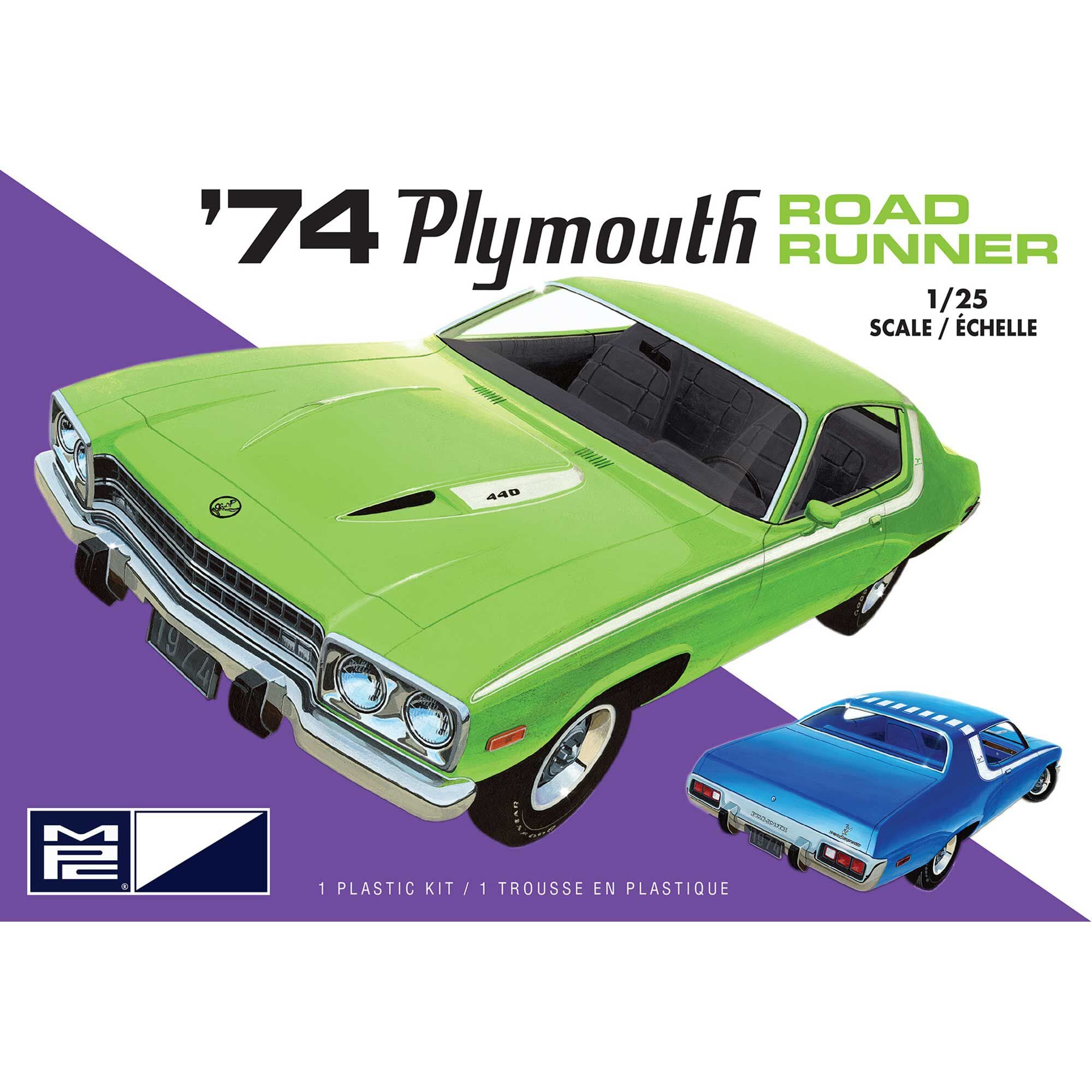 MPC 920M 1/25 1974 Plymouth Road Runner, 2T Model Kit