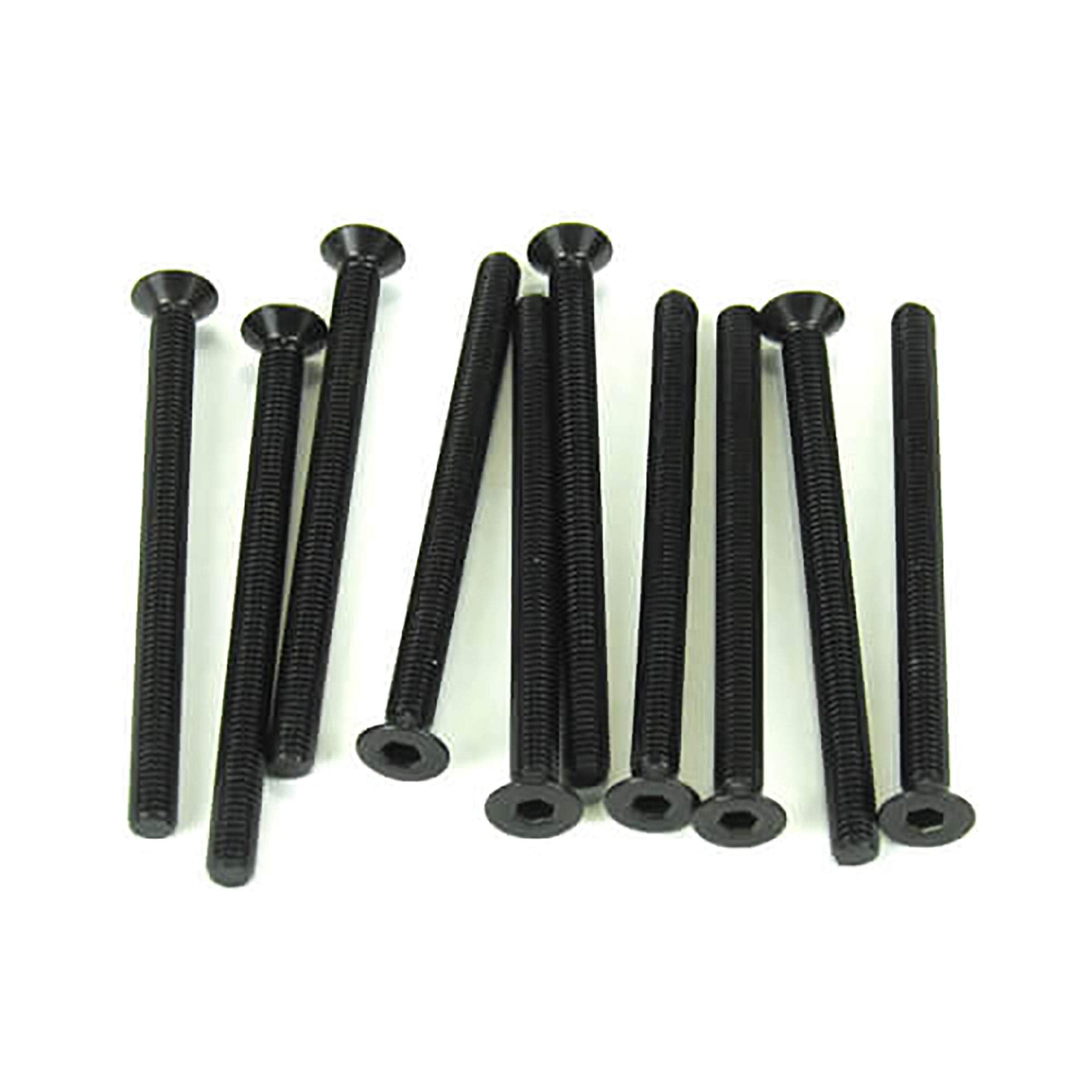 Tekno RC 1333 M3x40mm Flat Head Screws (Black, 10pcs)