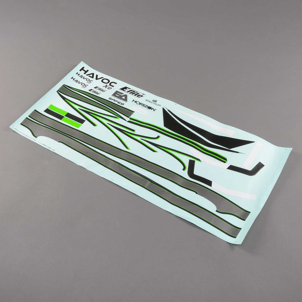 E-Flite EFL7585 Decal Set: HAVOC Xe 80mm EDF Sport Jet