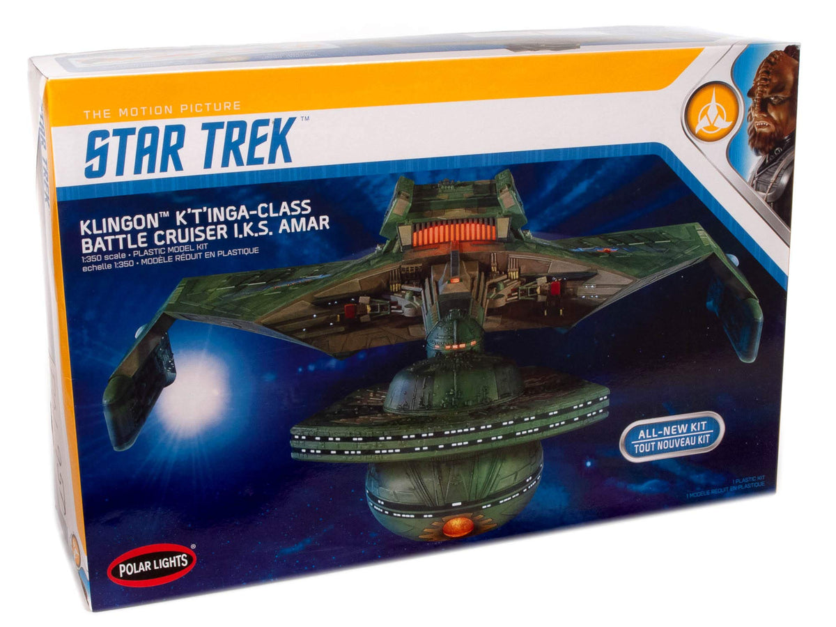 Polar Lights 950 1/350 Star Trek Klingon K't'inga Model Kit