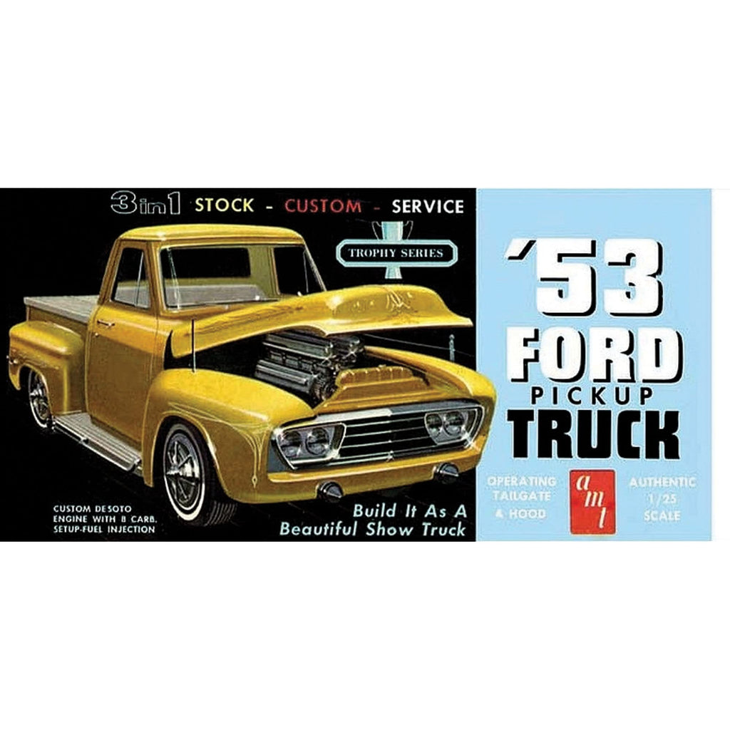 AMT 882 1/25 1953 Ford Pickup Model Kit
