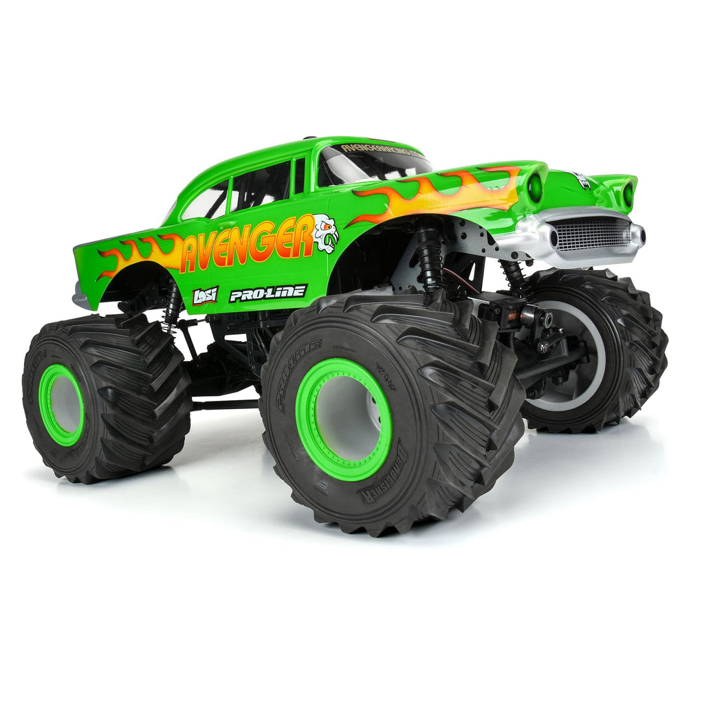 Pro-Line 363000 1957 Chevy Bel Air "Avenger Edition" Clear Body for Losi LMT, Crawler, 1/8 MT