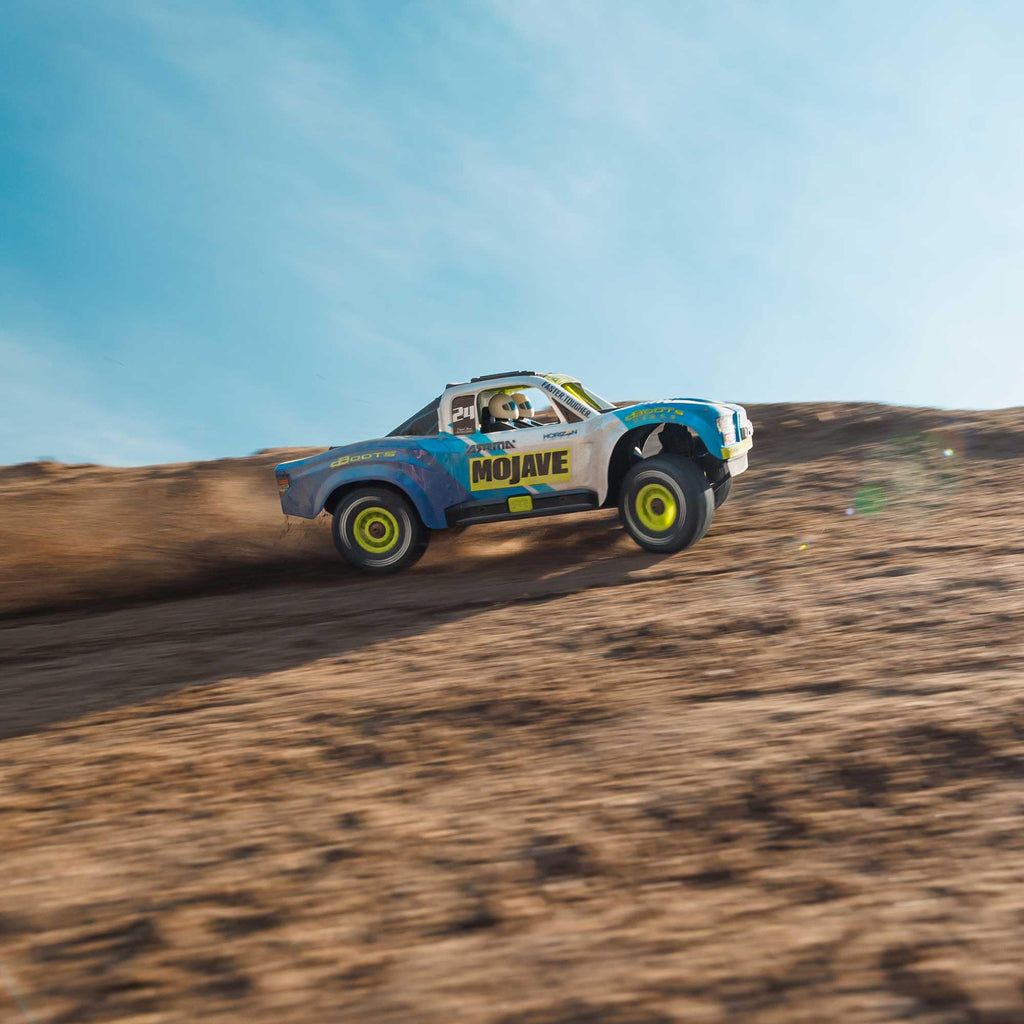 Arrma ARA2104T2 MOJAVE GROM 4x4 SMART Small Scale Desert Truck (Blue/White)