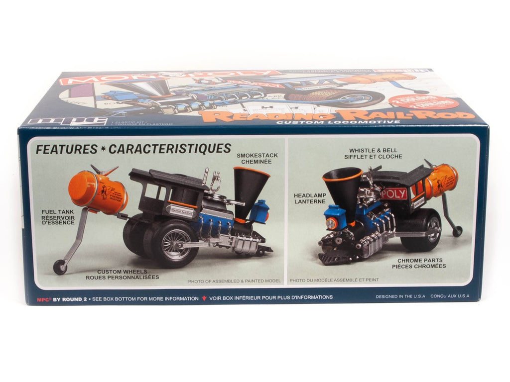 MPC 945M Monopoly Reading Rail Rod Custom Loco (SNAP) 1:25 Model Kit