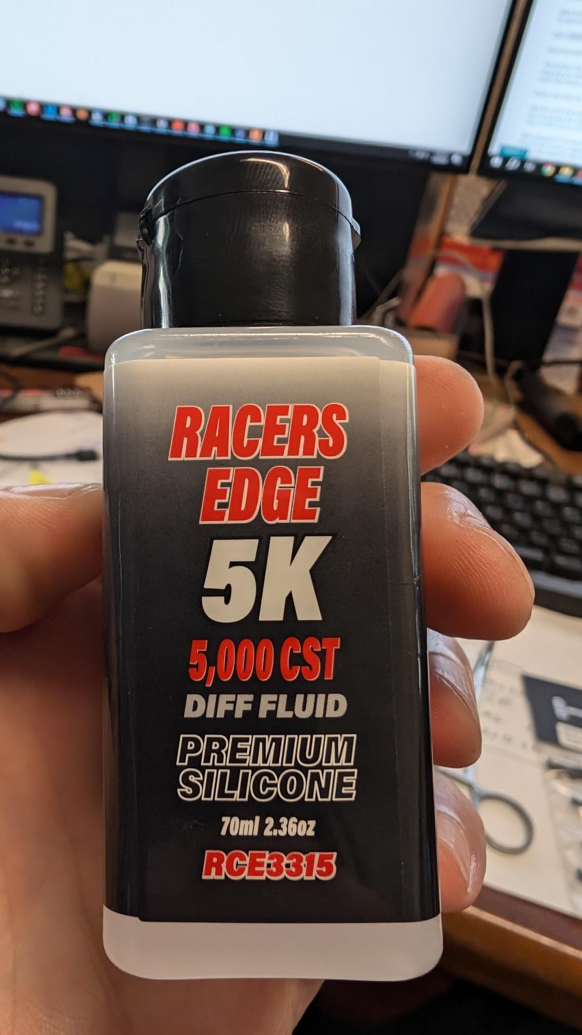 Racers Edge 3315 5,000cSt 70ml 2.36oz Pure Silicone Diff Fluid