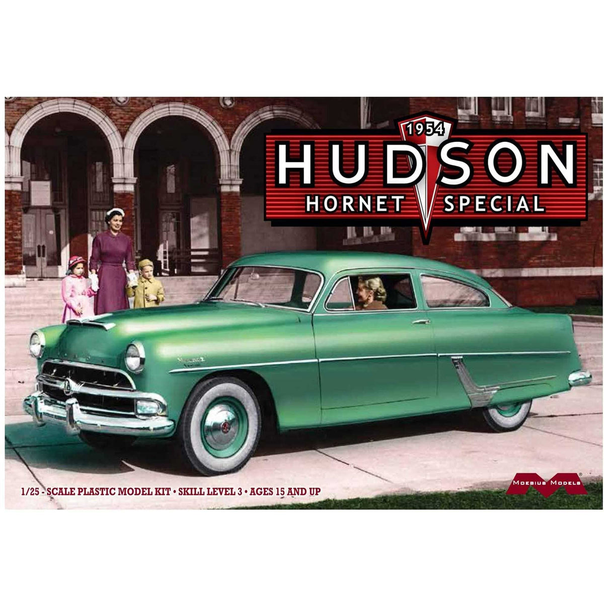 Moebius Models 1214 1/25 1954 Hudson Hornet Special Model Kit