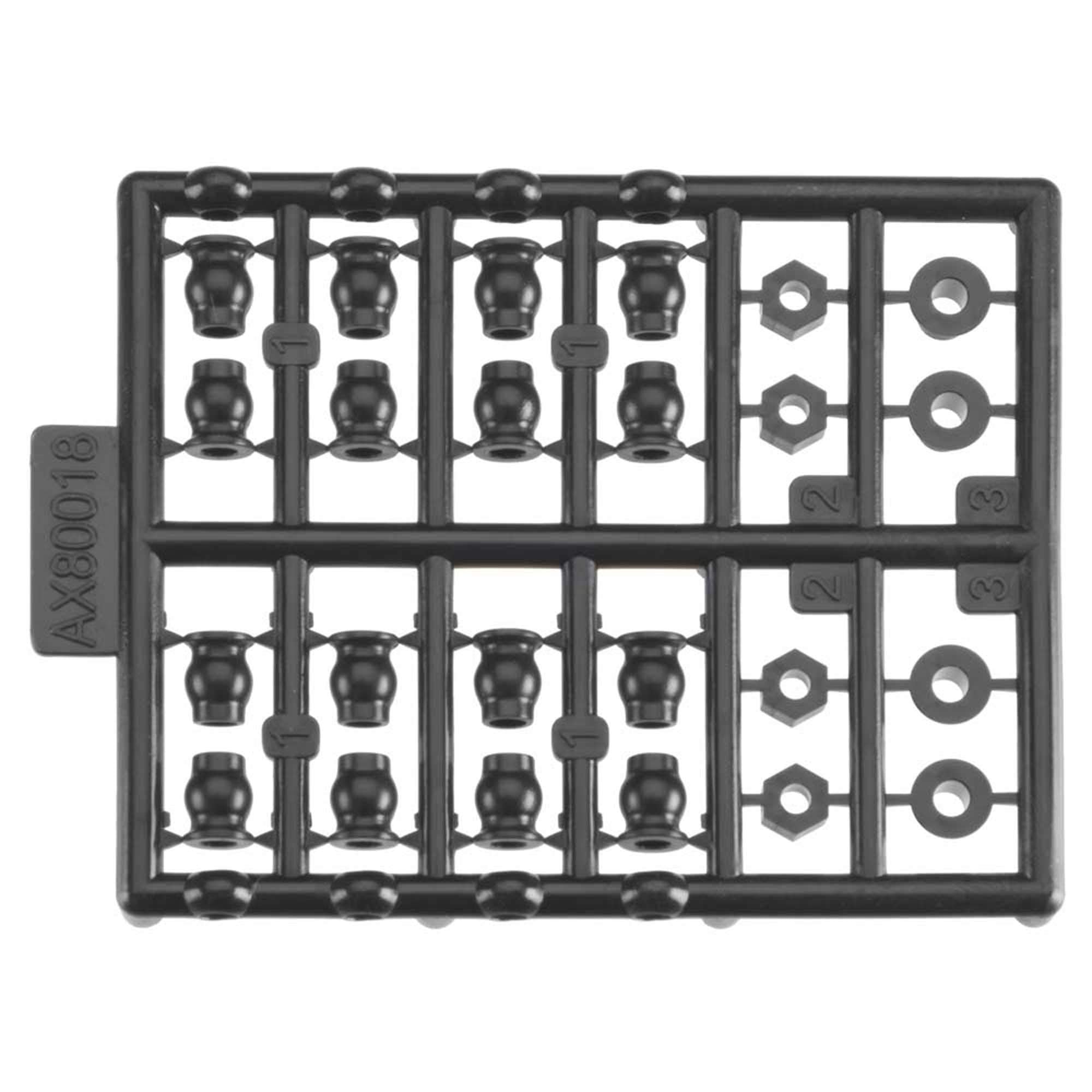 Axial AX80018 Hardware Parts Tree: 1/10 Yeti/AX10/RR10