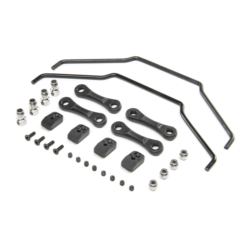 Losi LOS254065 Front & Rear Sway Bar Set: DBXL-E 2.0