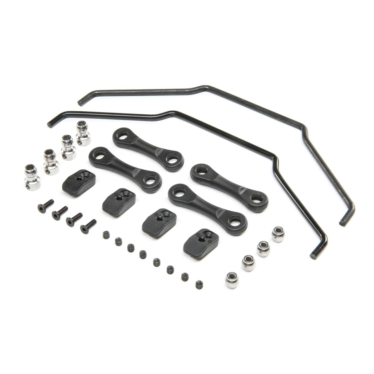 Losi LOS254065 Front & Rear Sway Bar Set: DBXL-E 2.0