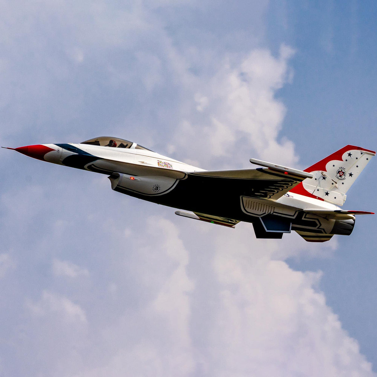 E-Flite EFL87950 F-16 Thunderbirds 80mm EDF BNF Basic with AS3X and SAFE Select