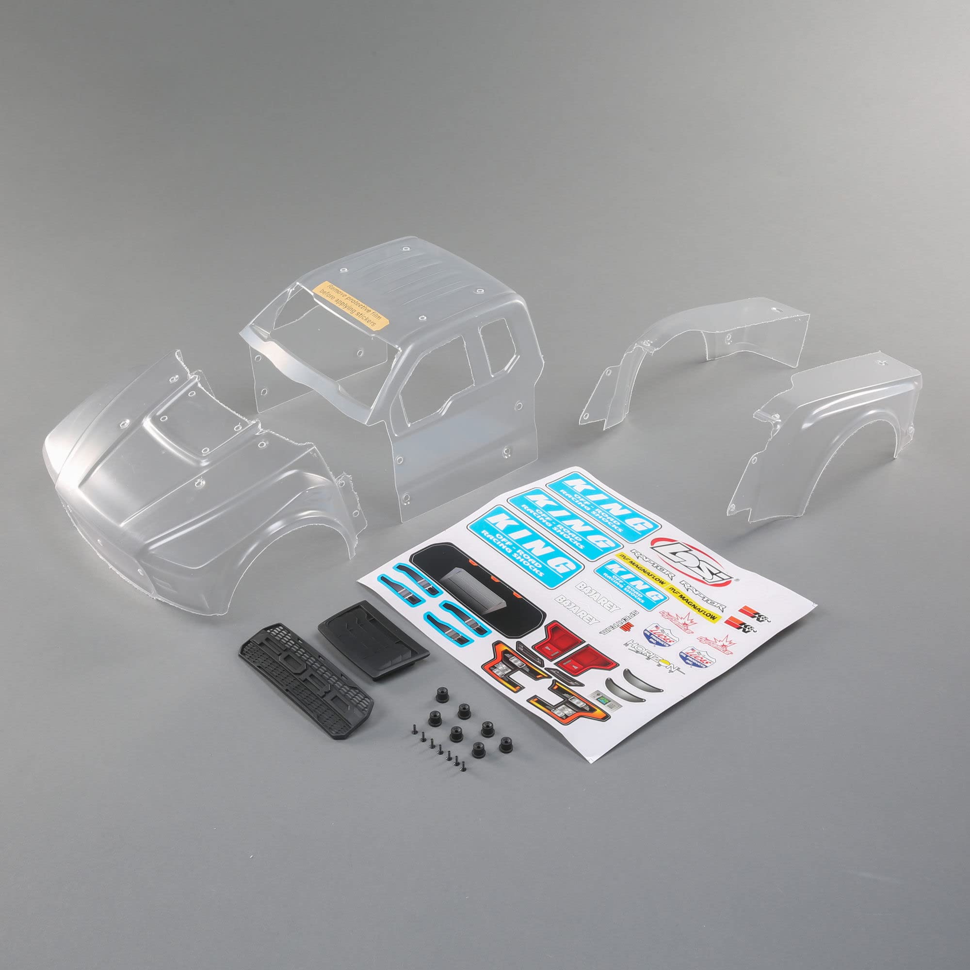 Losi LOS330005 Ford Raptor Body Set (Clear): Baja Rey